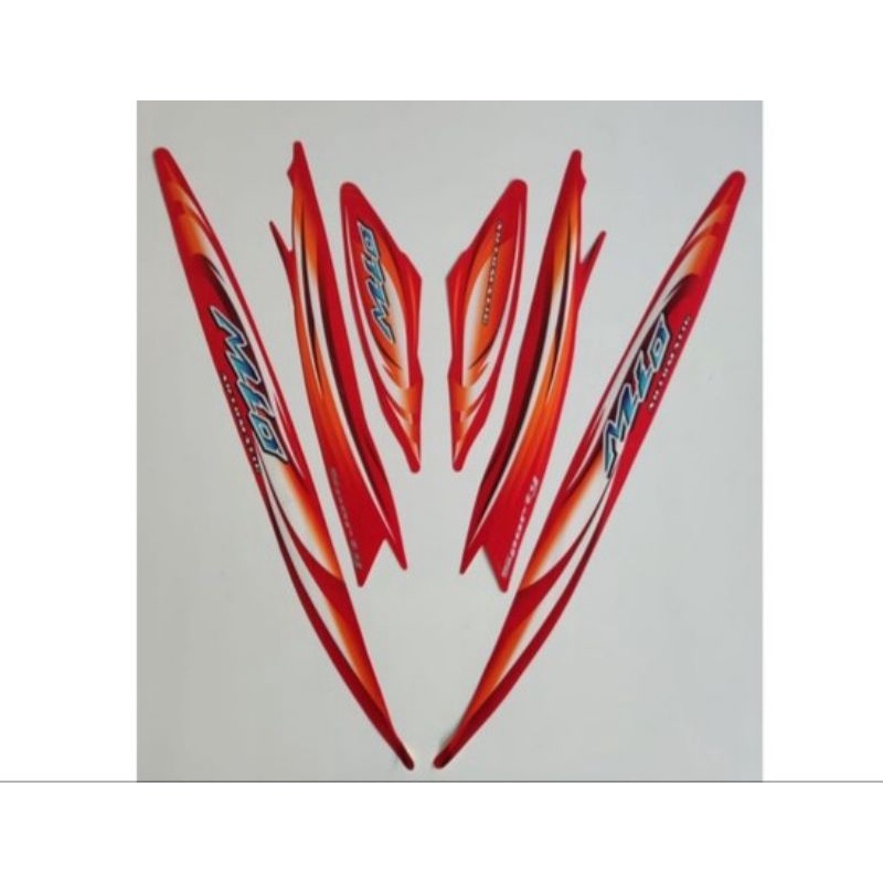 striping lis stiker standar ori mio sporty 2007 merah stiker ori Mio sporty 2007 Strping Mio sporty 