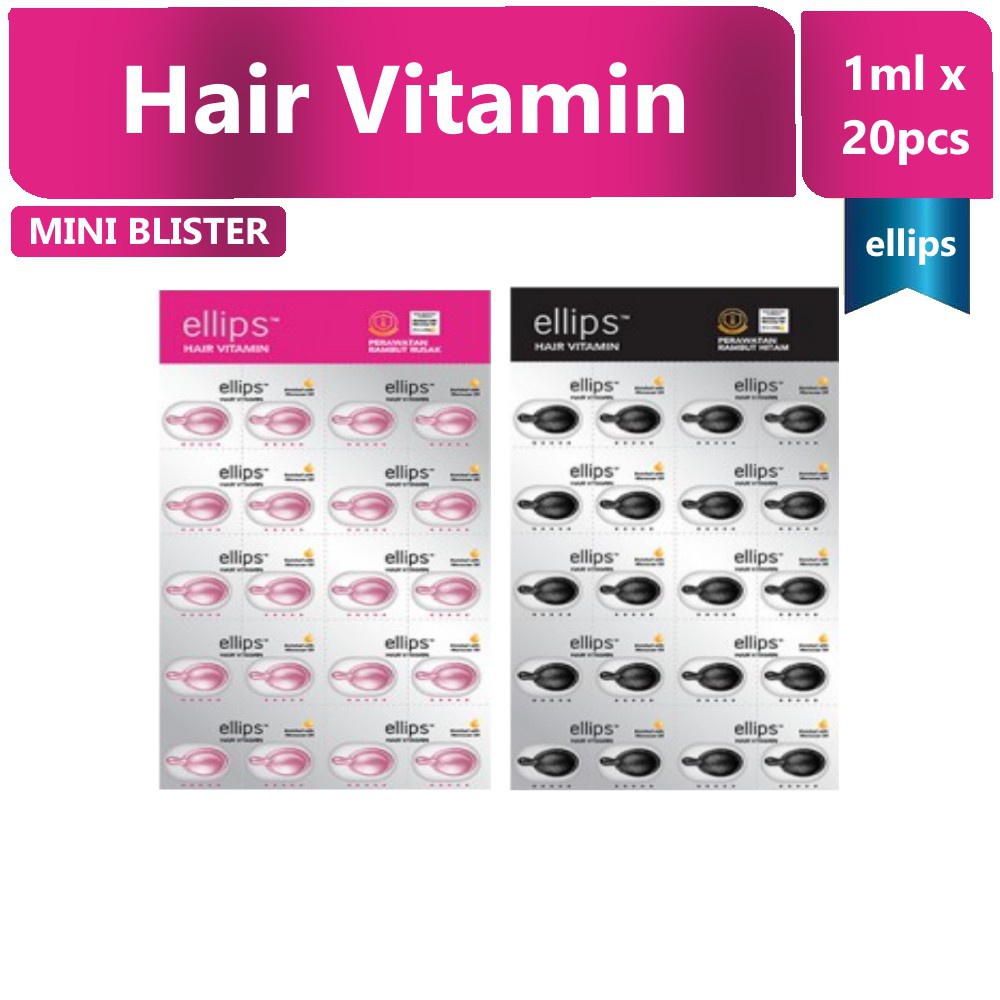 ELLIPS HAIR VITAMIN RAMBUT isi 20butir