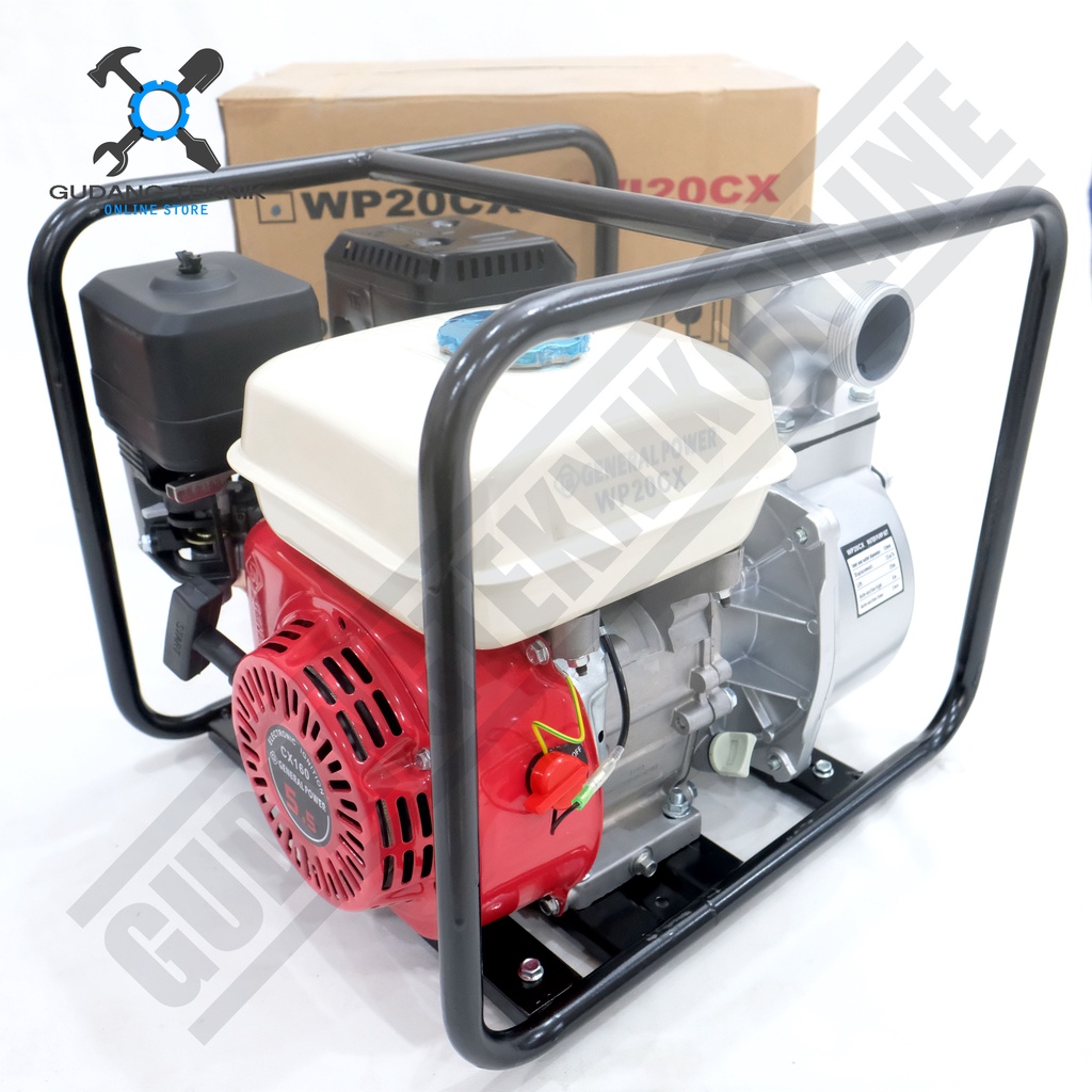 Water Pump 2&quot; 5.5Hp GENERAL WP20CX / Mesin Waterpump Alkon Pompa  Air Irigasi Sawah 2 Inch WP 20 CX