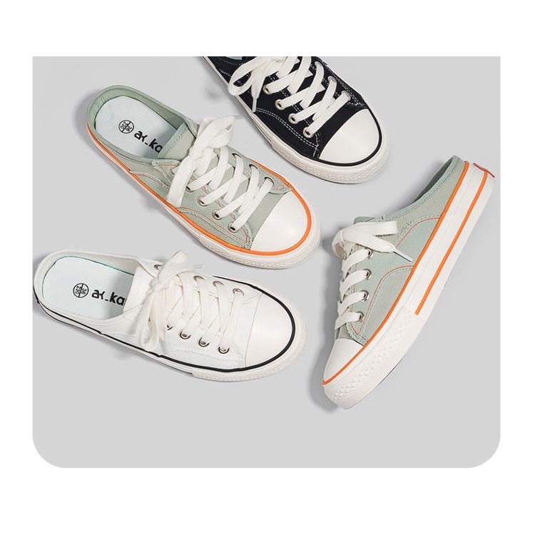[NOOS] Sepatu Sneakers - Slip On Wanita Casual Trendy Nyaman Kualitas Import Premium -297