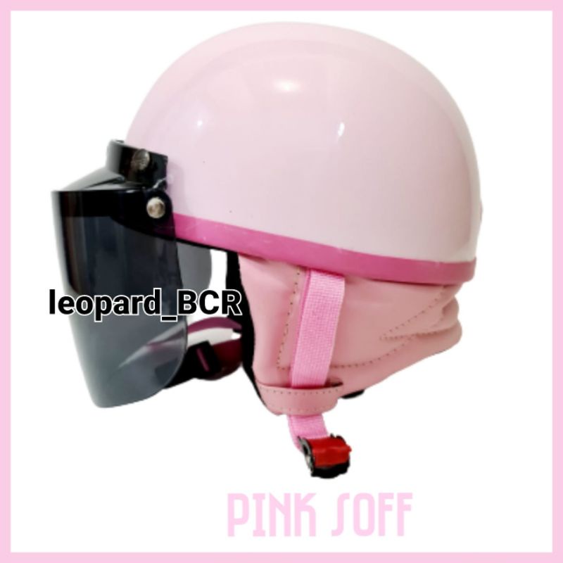 helm chip bogo pastel dengan +2 varian kaca