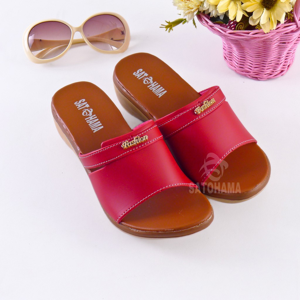 Satoham Sandal Wanita Sandal Fashion Sandal Cewek Santai Sandal Casual Sandal Kokop Sandal Murah