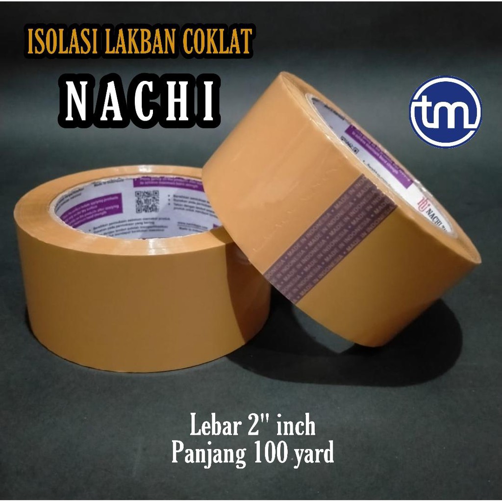 

Isolasi Selotip Lakban Coklat Lakban Nachi