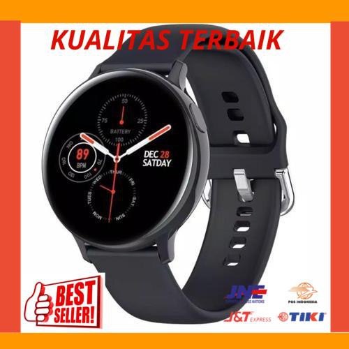 New SMARTWATCH MEREK MICROWEAR S20 HEART SENSOR, ECG, BLOOD PREASURE - Hitam