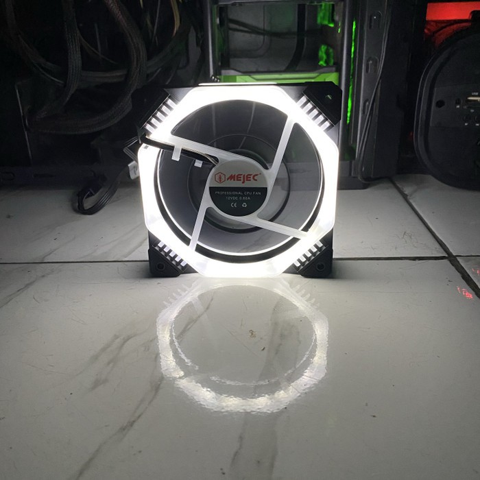 Fan Casing Andromeda L-03 12CM Mejec Double LED RING - Segi 8