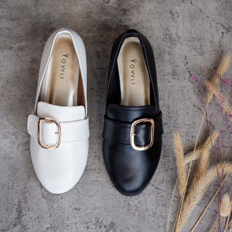  Sepatu  Kerja  Wanita  SIERRA FLAT  SHOES Casual Bahan kulit 