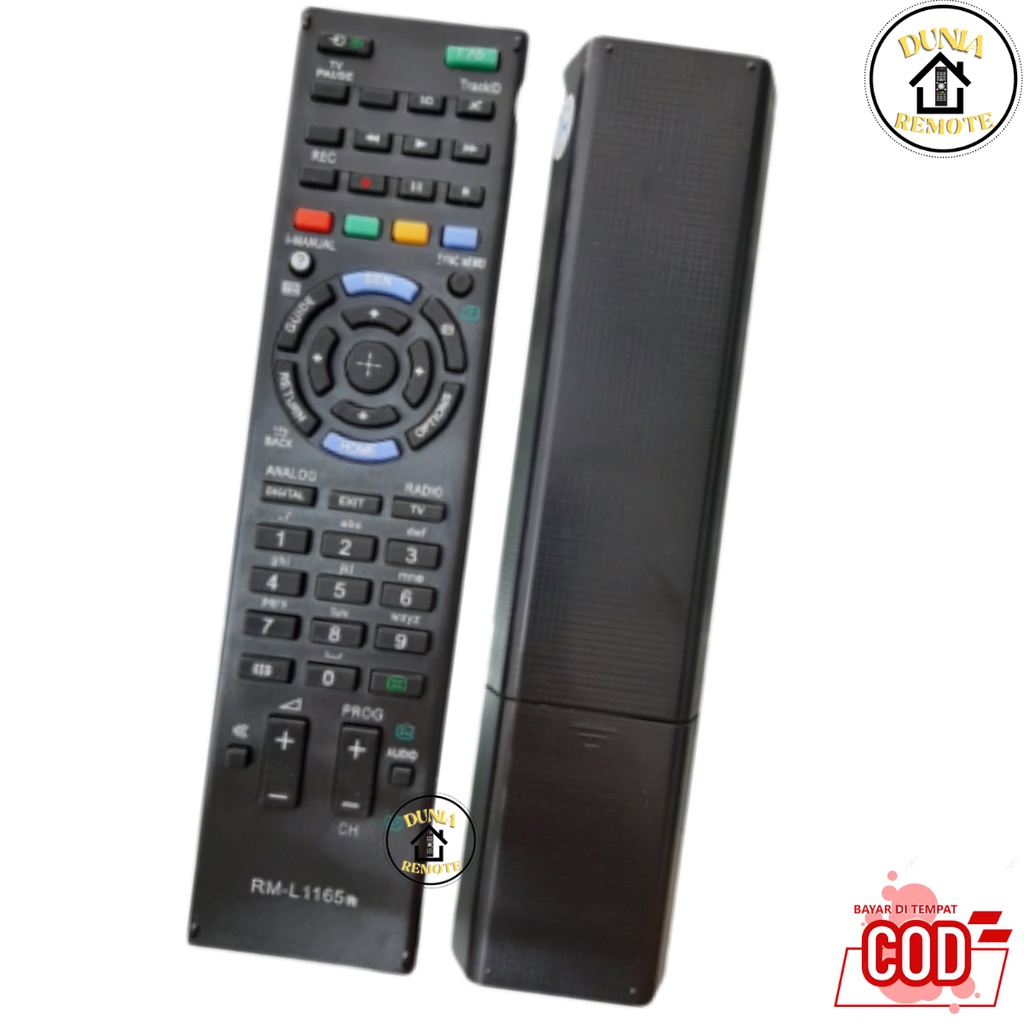 Remot Remote TV Sony Bravia 1165 LCD LED Smart TV 3D Universal tanpa setting