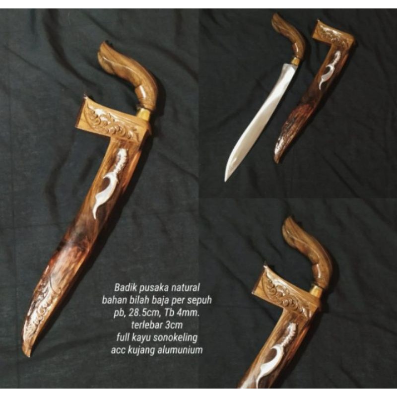 Badik Pusaka Natural