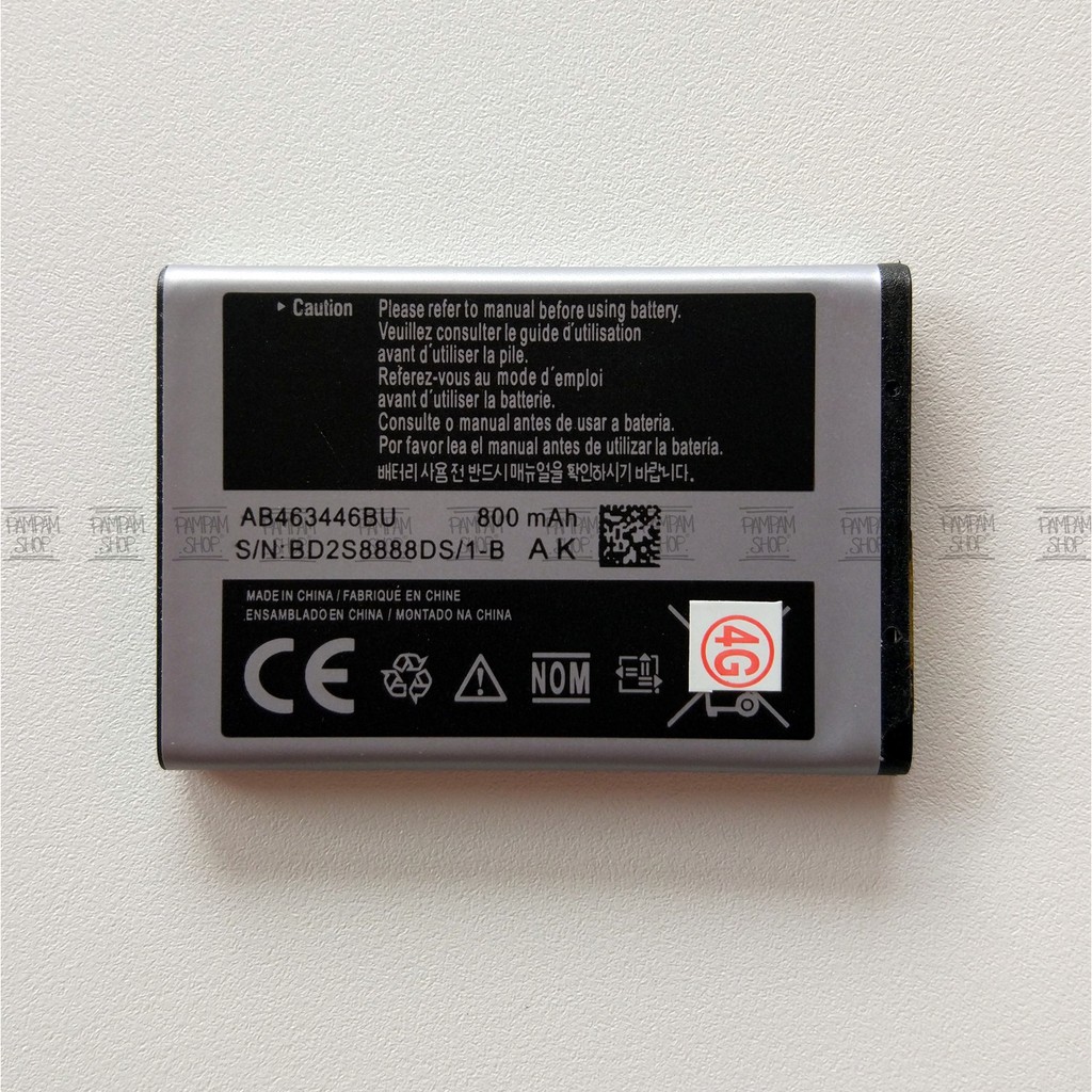 Baterai Samsung Galaxy Champ C3300 Original OEM Batrai Battery Batre SEIN HP Handphone