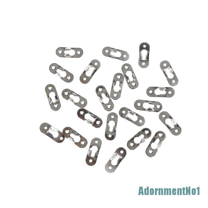 (AdornmentNo1) 20pcs Gantungan Kunci Bahan Metal Ukuran 37x15mm