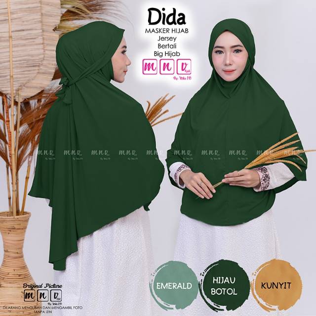 DIDA MASKER HIJAB ORIGINAL RAQUMI HIJAB | RAQUMI Klaten | Masker Hijab | Hijab Tali | Hijab Jersey