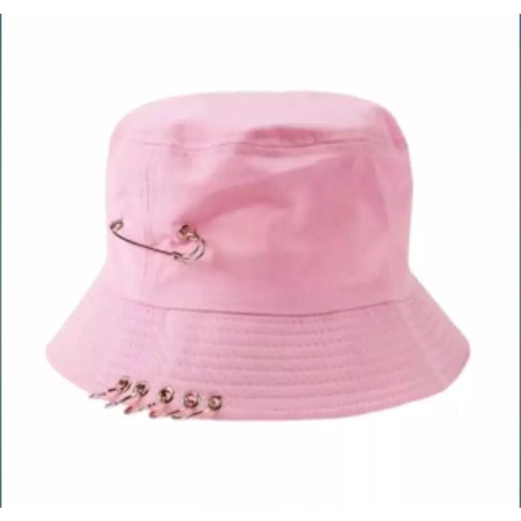 new promo bucket korea anting/ topi bulat anting2 bisa (COD)