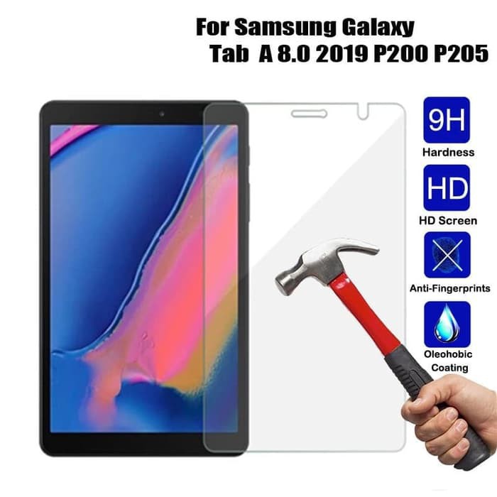 Samsung Galaxy Tab A 8.0 2019 T290/T295 | Tab A 8.0 S Pen 2019 P205 Temperred Glass / Anti Gore kaca