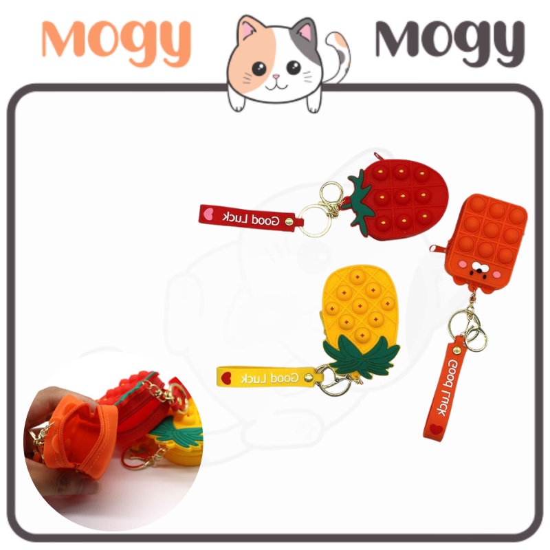 MOGYMOGY MG1440 Dompet Koin Pop It Mini Gantungan Serbaguna