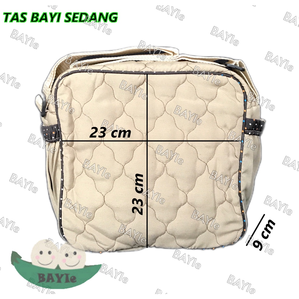 BAYIe - Tas Bayi /Anak  Kecil/Sedang AQILA / Tas Perlengkapan Baju dan botol susu bayi