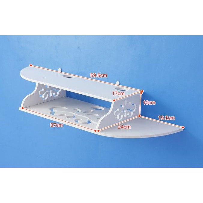 Bestseller Meja Dinding Tv Minimalis Melayang Tempat Remote Boneka Dvd Rak Tempel