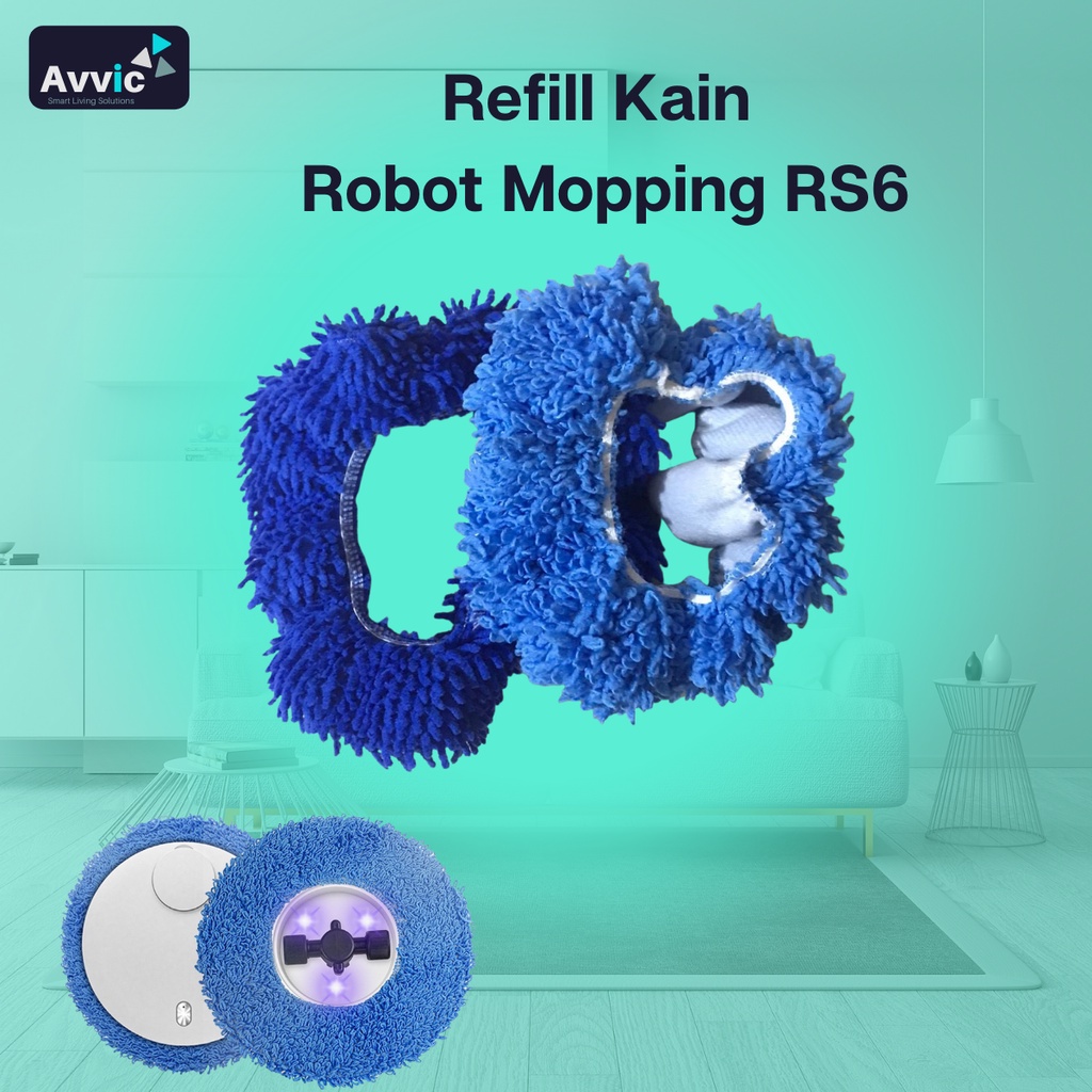 Avvic x Kain pengganti / Replacement cloth Robot Mopping RS6