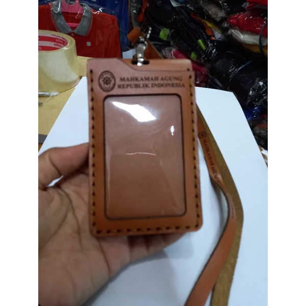 

Name Tag Id card Mahkamah Agung Terbaru Asli Kulit