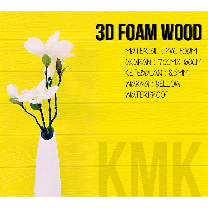 WALLPAPER FOAM 3D FOAM WOOD / FOAM KAYU BABY CHILD SAFETY CRASH PROTECTION WALL