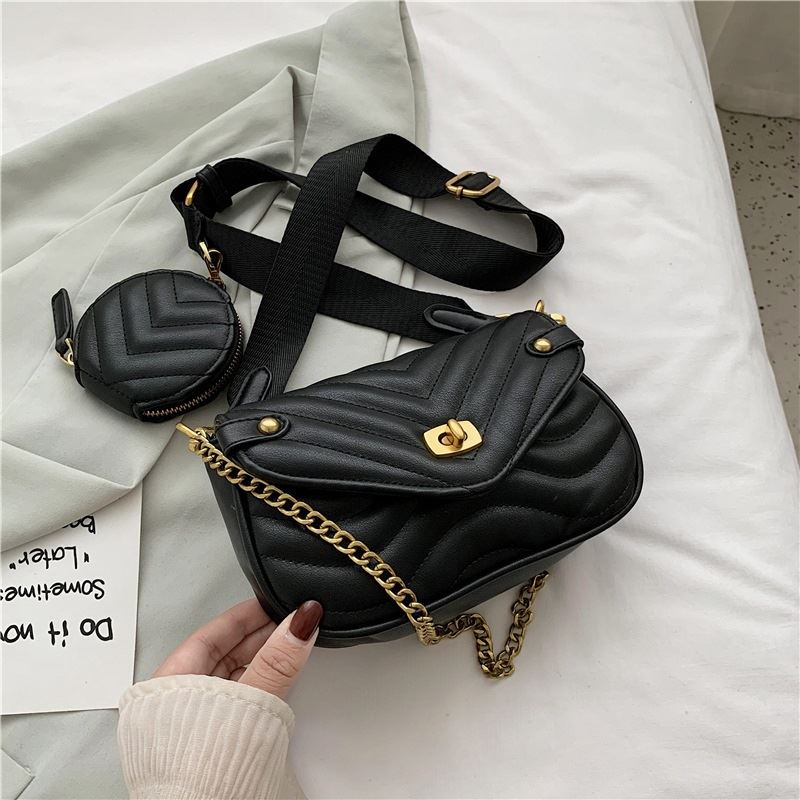 [COD] ST46111 Tas Tangan Selempang 2in1 Bonus Dompet Kecil Fashion Wanita Grosir Sling Bag Termurah 