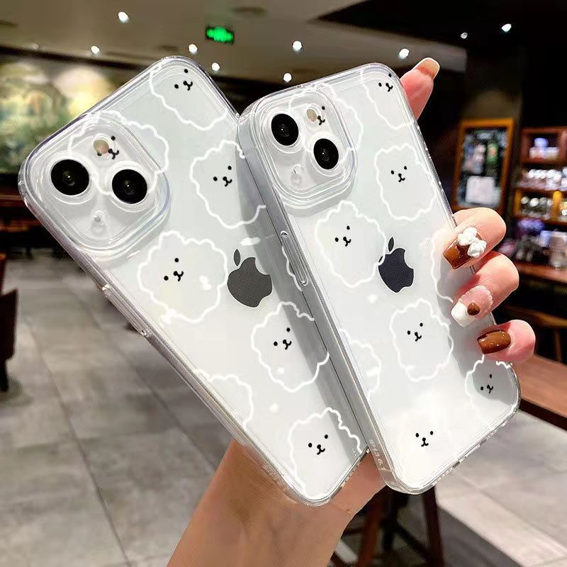 Soft Case Tpu Transparan 13pro 13prm Motif Kartun Untuk iPhone 11 7Plus 8Plus Xr XS 13 12pro Max