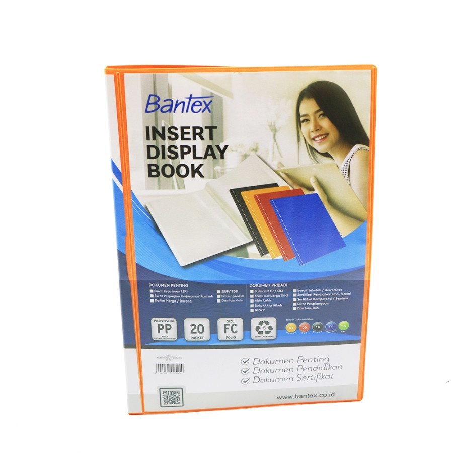 

DOKUMEN KEEPER | CLEAR HOLDER BANTEX F4 ISI 20 POKET 3183-64 ORANGE