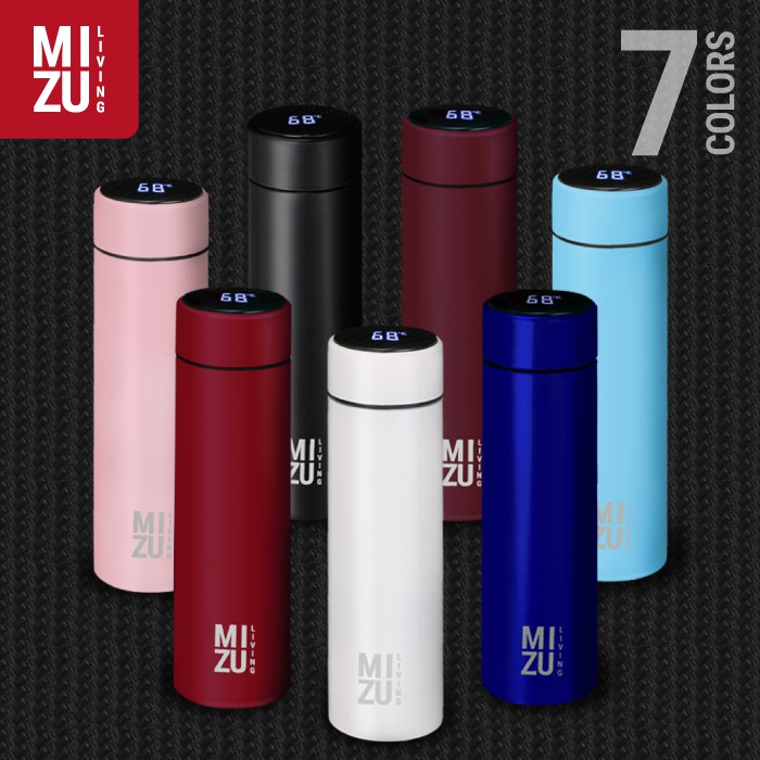 MIZU LIVING Smart Thermos Botol Minum Tumbler Vacuum Flask Stainless Steel 500ml BPA-Free Hot & Cold-5