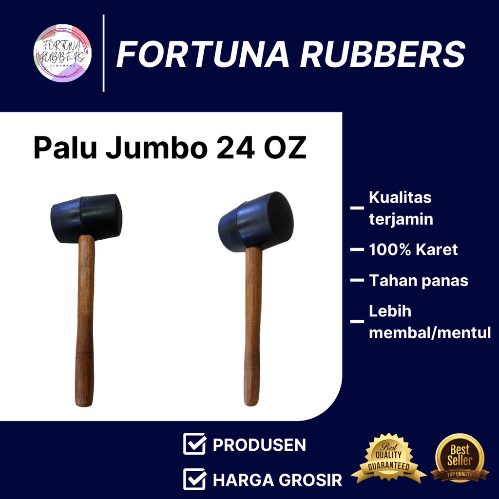 PALU KARET KERAMIK UKURAN 24 OZ / JUMBO