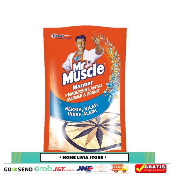 Mr. Muscle Marmer Pembersih Lantai Marmer & Granit Pouch 800 ml