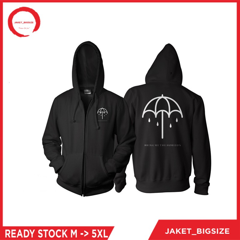 Jaket Sweater Hoodie Zipper Bring Me The Horizon BMTH Simple Keren Must Buy XXL XXXL XXXL XXXXXL