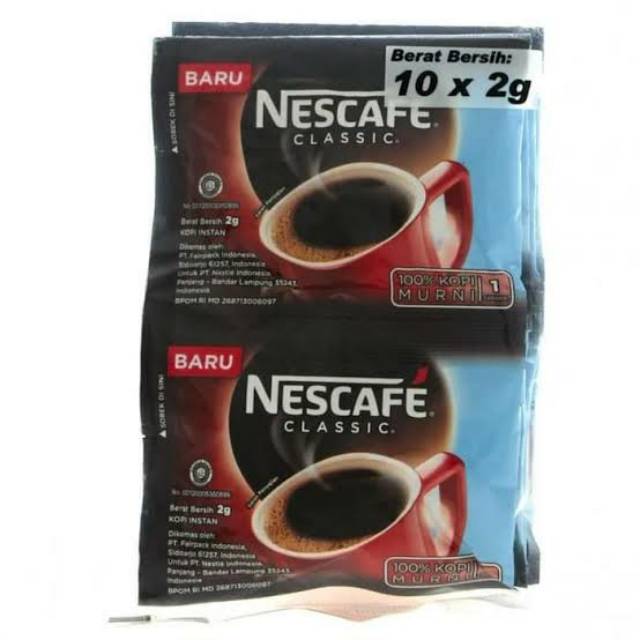 

Nescafe Classic Sachet isi 10