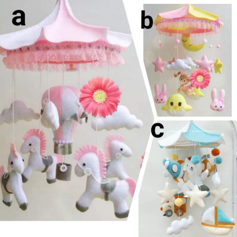 mainan gantung box bayi/ baby box