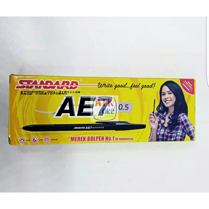 

PULPEN STANDARD AE7 TIGA PILIHAN WARNA Termurah terbaik