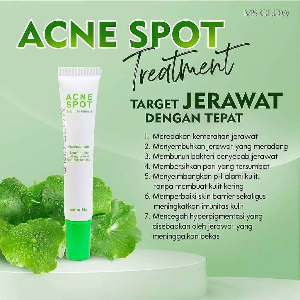 Spot Treatmen MS Glow/ darkspot/ acne spot/ poreaway/ dark spot/ jerawat /pore away/ untuk pori pori besar/untuk flek