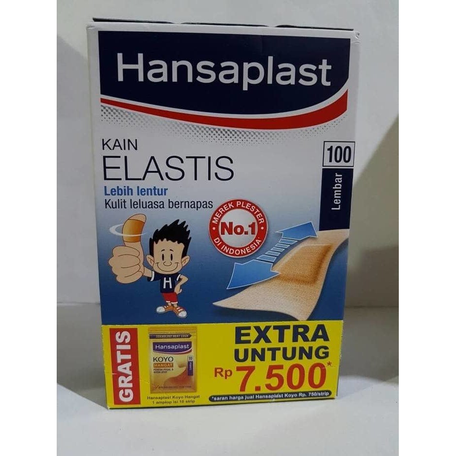 Plester Hansplast Elastis isi 100 pcs