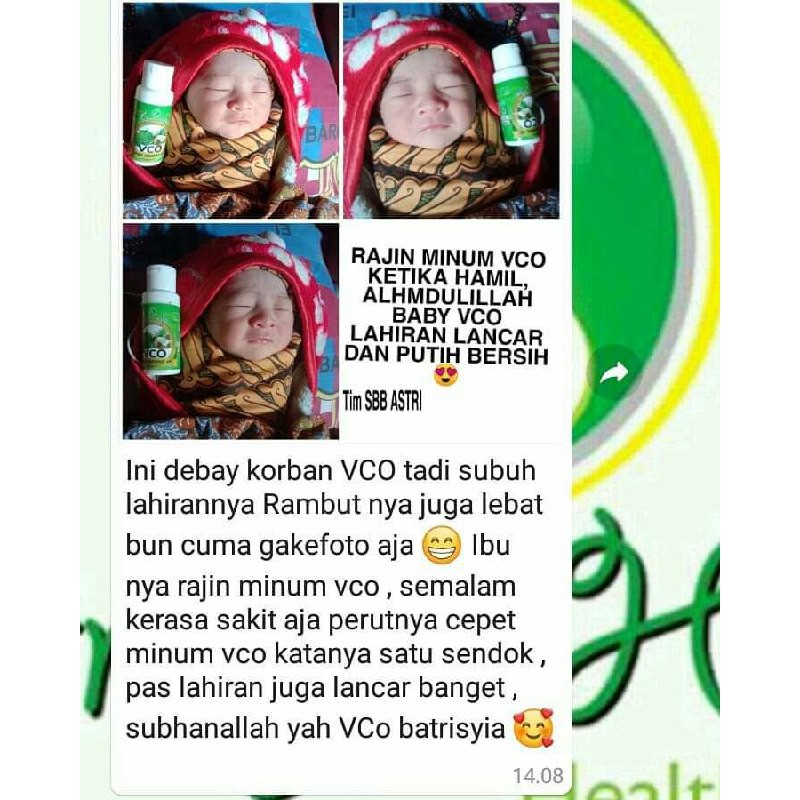 VCO Batrisyia Herbal 250 ml, Virgin Coconut Oil