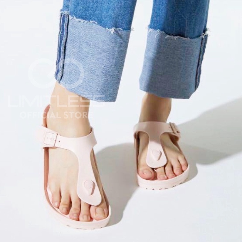 Sandal Wanita Jepit Limitless Sandal Cewek Karet EVA Empuk Sendal Japit Wanita Birkenn Kekinian