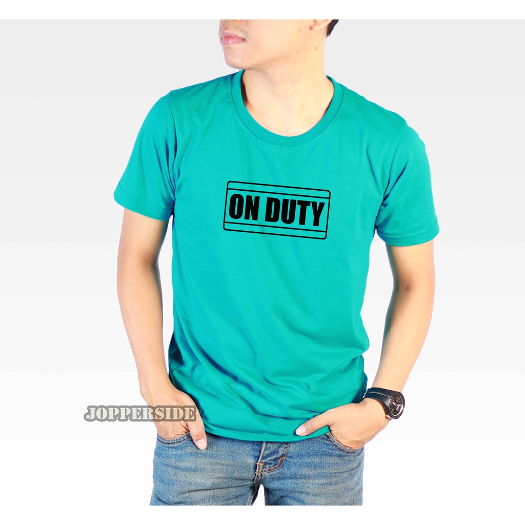 JOPPERSIDE TSHIRT KAOS OBLONG DISTRO BAJU KERJA LAPANGAN ON DUTY PRIA TS58