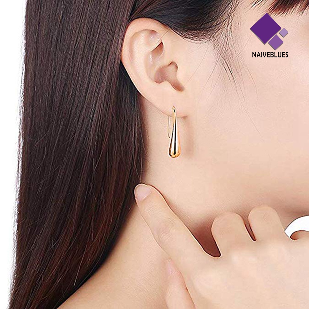 Anting Kait Bentuk Water Drop Untuk Wanita