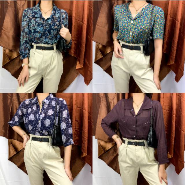 PAKET USAHA KEMEJA VINTAGE 10pcs