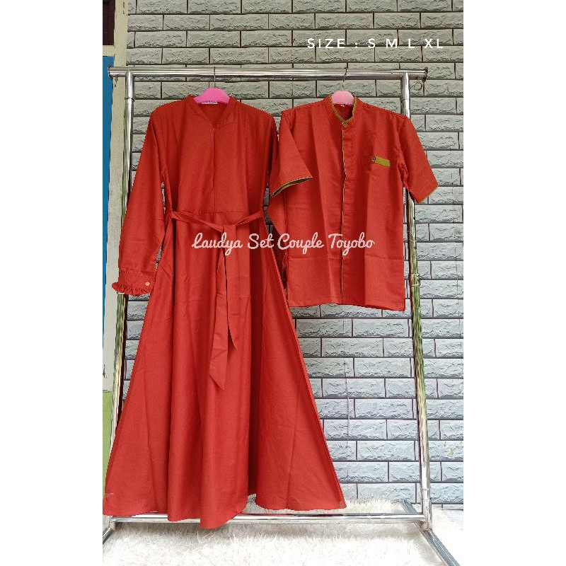 Gamis Toyobo Polos Couple Dewasa