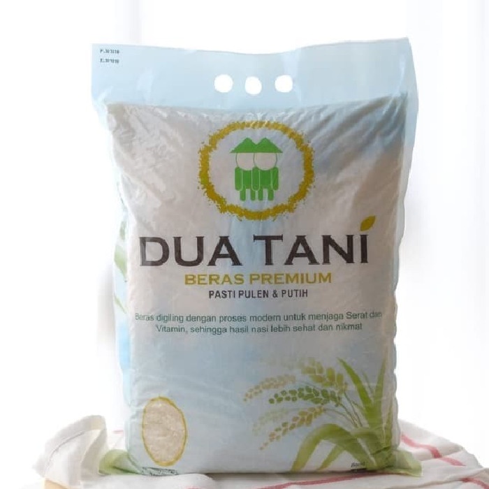

gr20111r Beras Premium Super Platinum Dua Tani Halal - 5 Kg - High Quality Sv012Ss