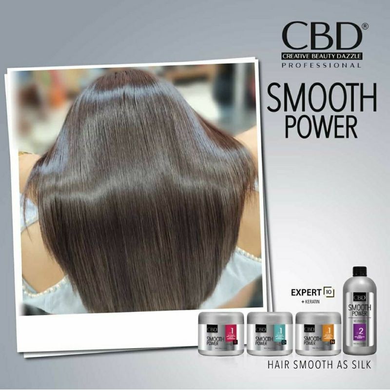 CBD STEP 2 Neutralizer 500 ML Smooth Power / Pelurus Rambut Smoothing Rebonding