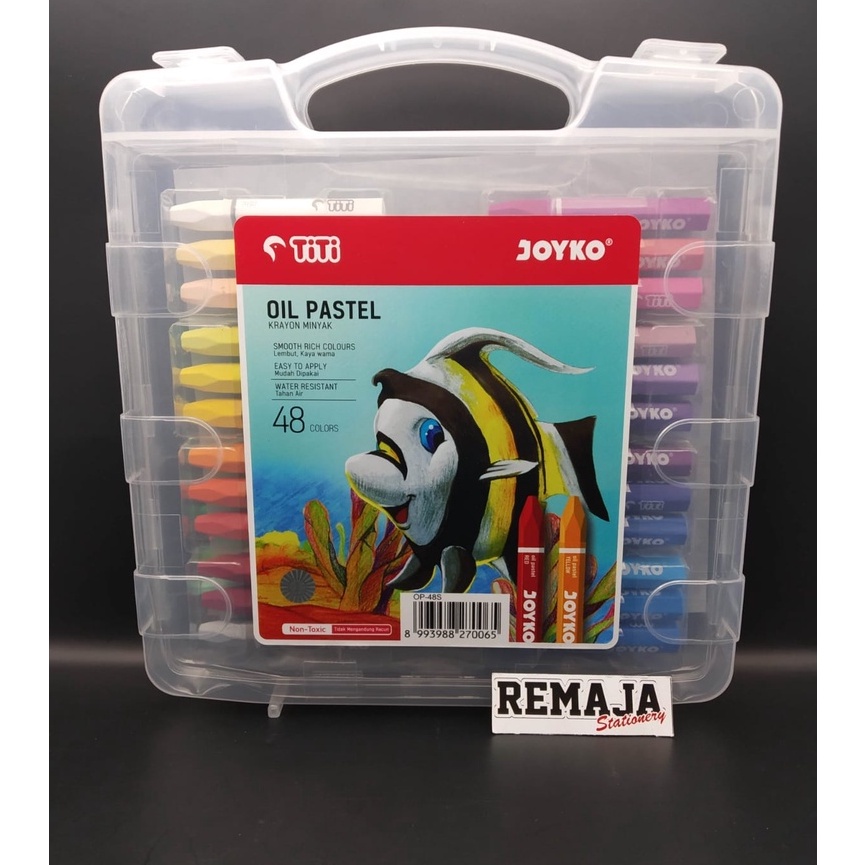

Crayon / Oil Pastel Titi-Joyko 48warna