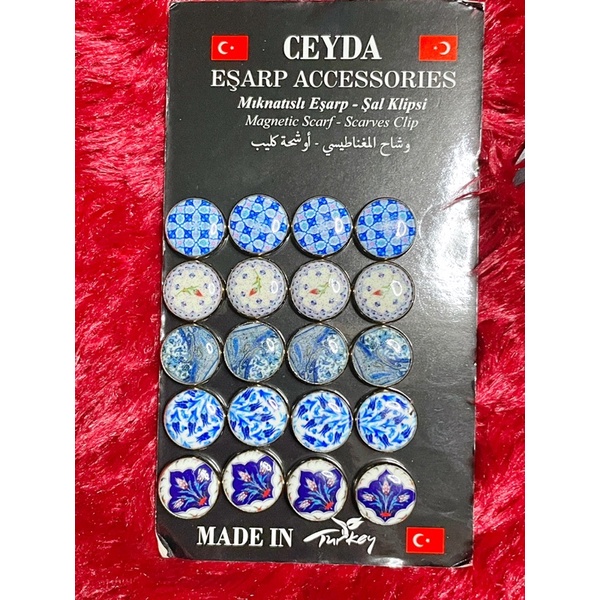 Magnet Turki Grosiran - Ukuran 15 mm 25 Pcs - Magnet Kualitas Terbaik - Made in Turki - Rosabella Tu