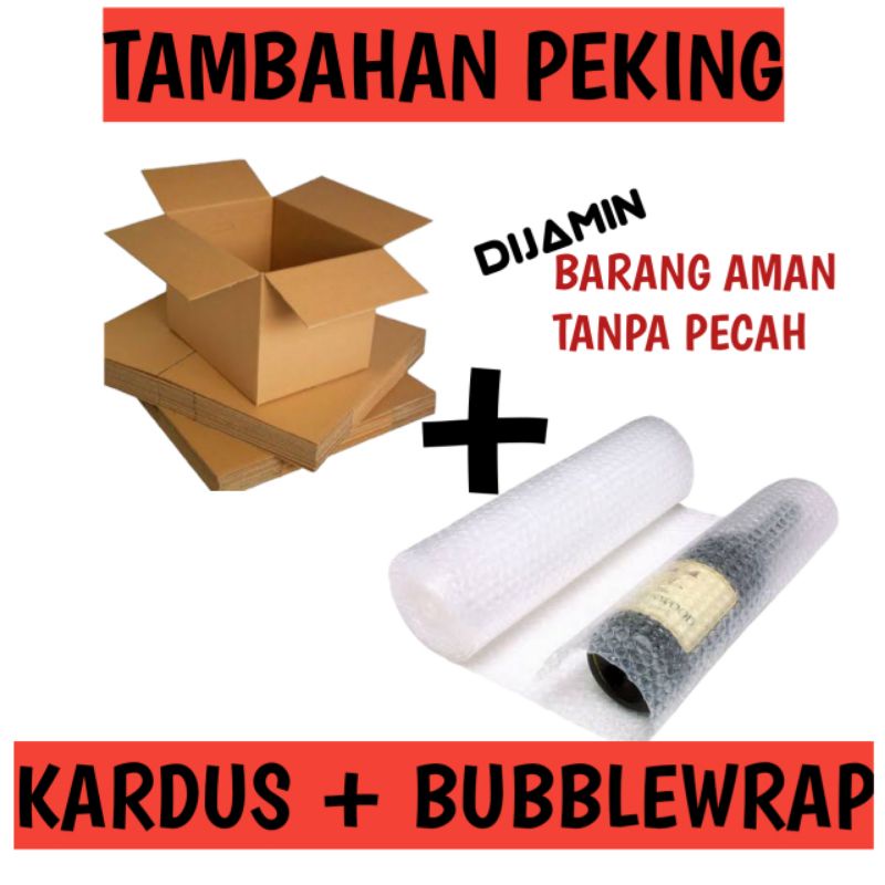 

TAMBAHAN PEKING BUBBLEWRAP DAN KARDUS PEKING AMAN
