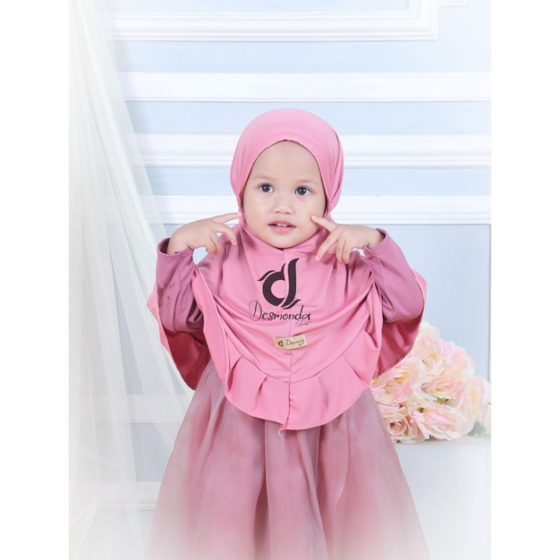 JILBAB ANAK AMIRA USIA 3-6 / KERUDUNG ANAK / HIJAB ANAK