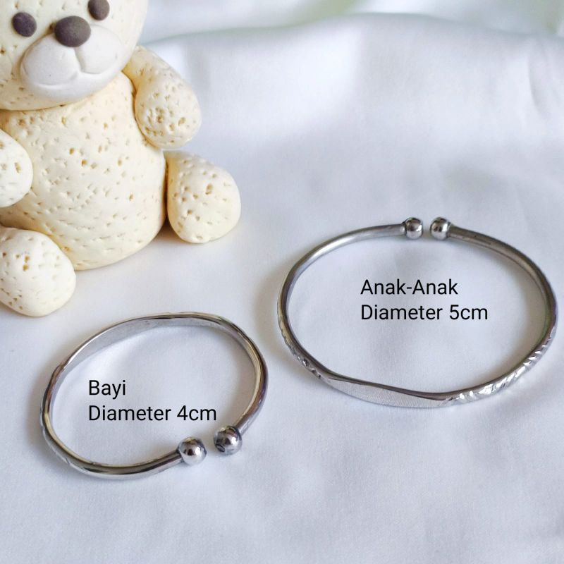 Gelang Sawan Bayi Titanium Gelang Sawan Dewasa