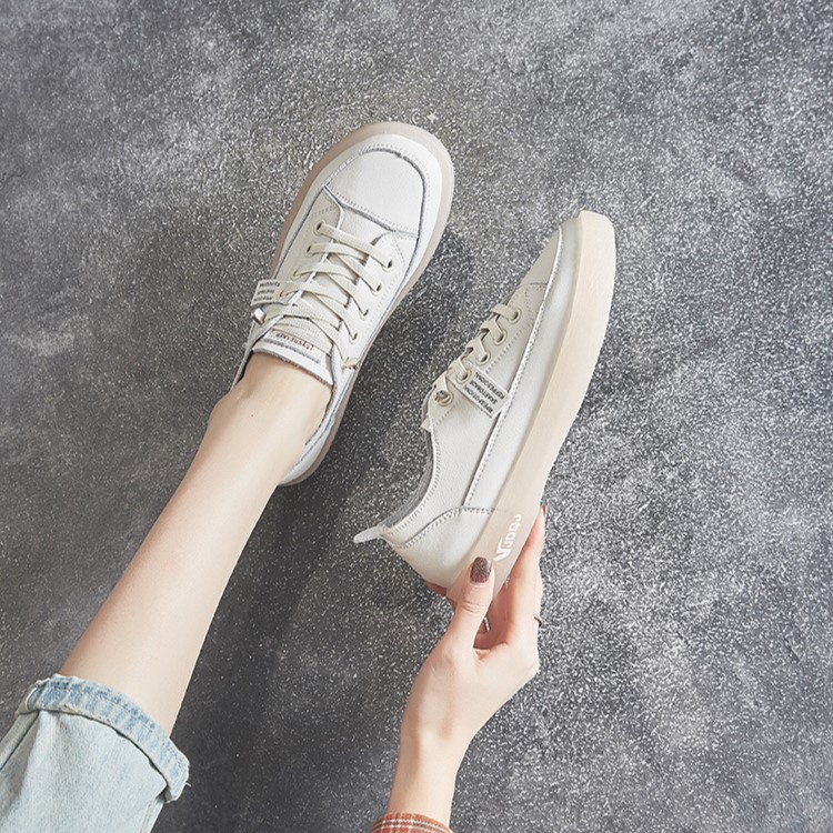 Sepatu Sneaker Cewek Putih import Sepatu Wanita Korea Spatu Sneakers Perempuan Trendy SP-204