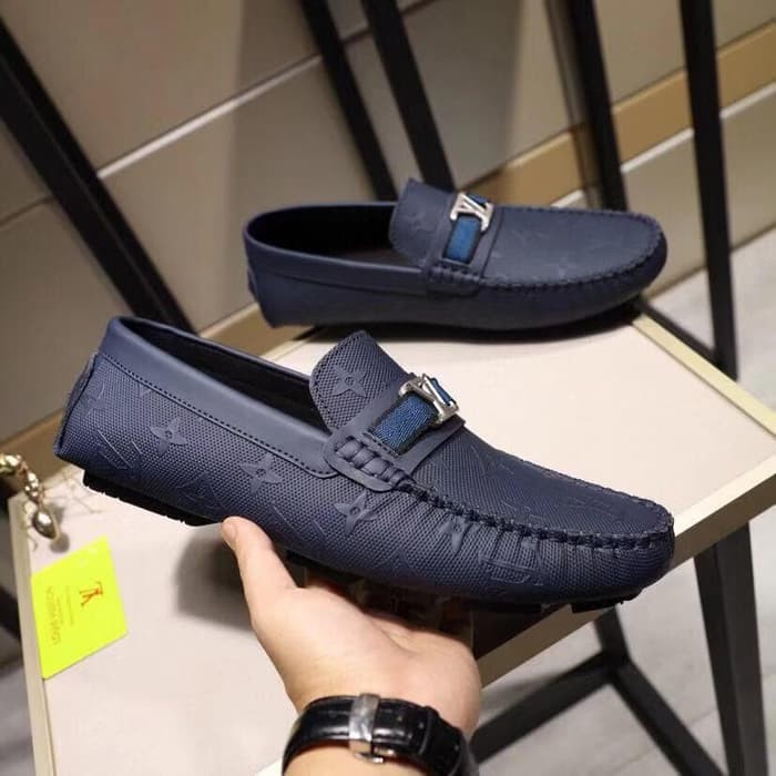 Sepatu Loafers LV Pria Mirror Quality ] YIU0013 Murah